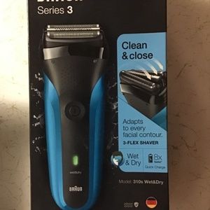 NWT Braun Series 3 BRA310 Cordless Rechargeable Men's Electric Shaver